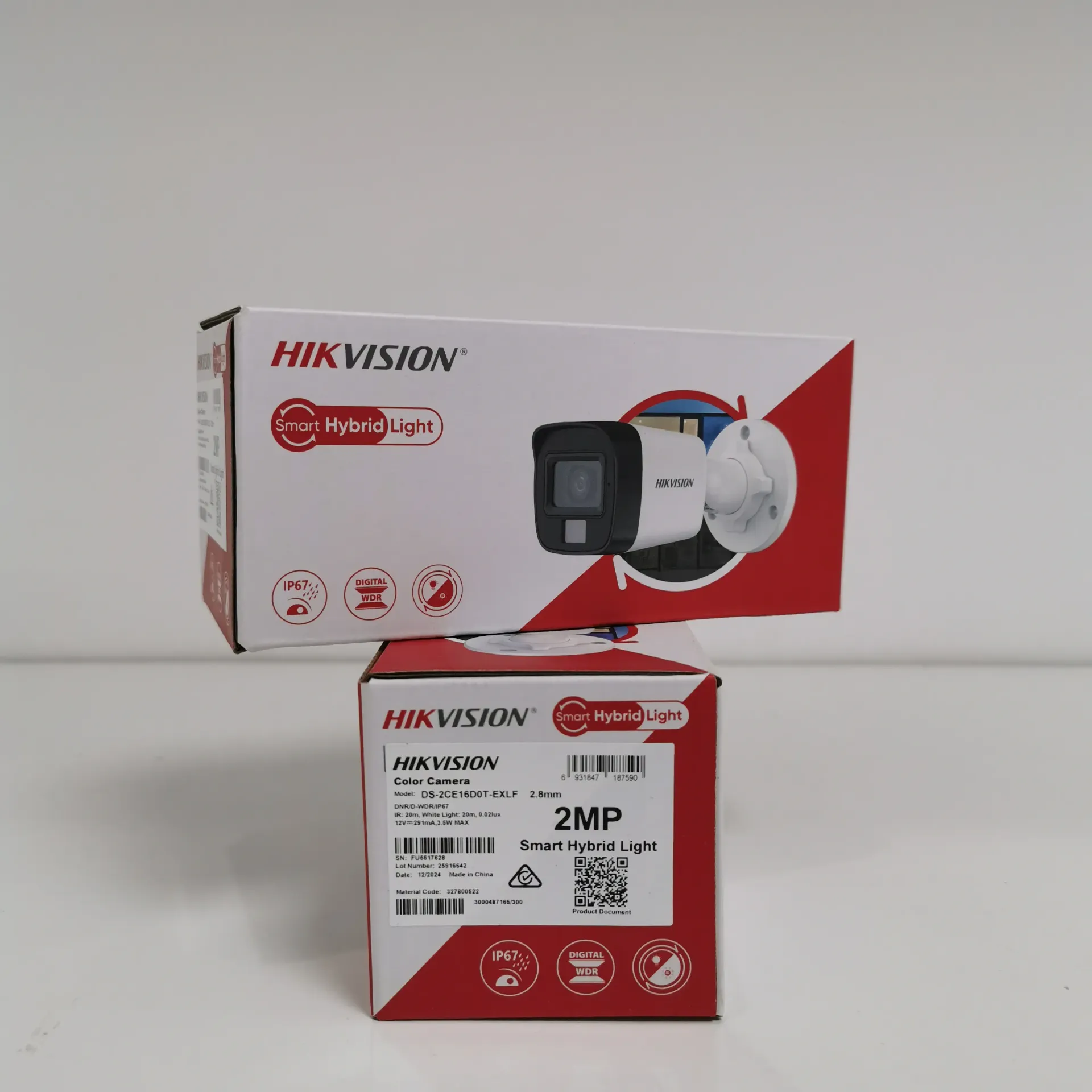 CAMERA HIKVISION 2MP ETANCHE HYBRIDE