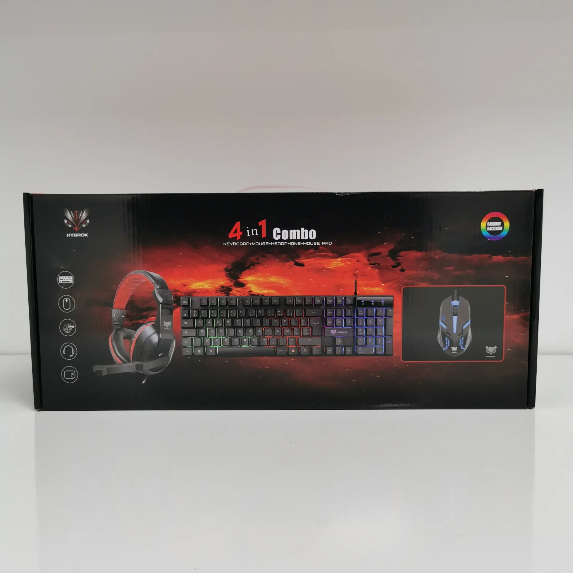 PACK CLAVIER SOURIS TAPIS CASQUE GAMER